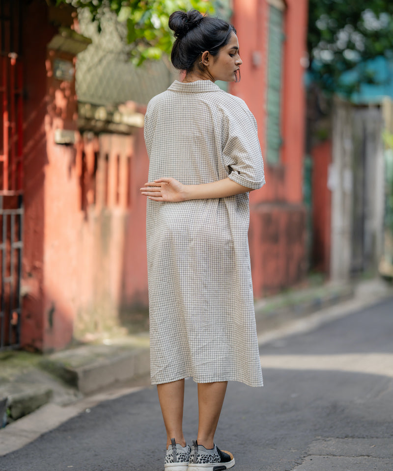B&W Kimono Dress