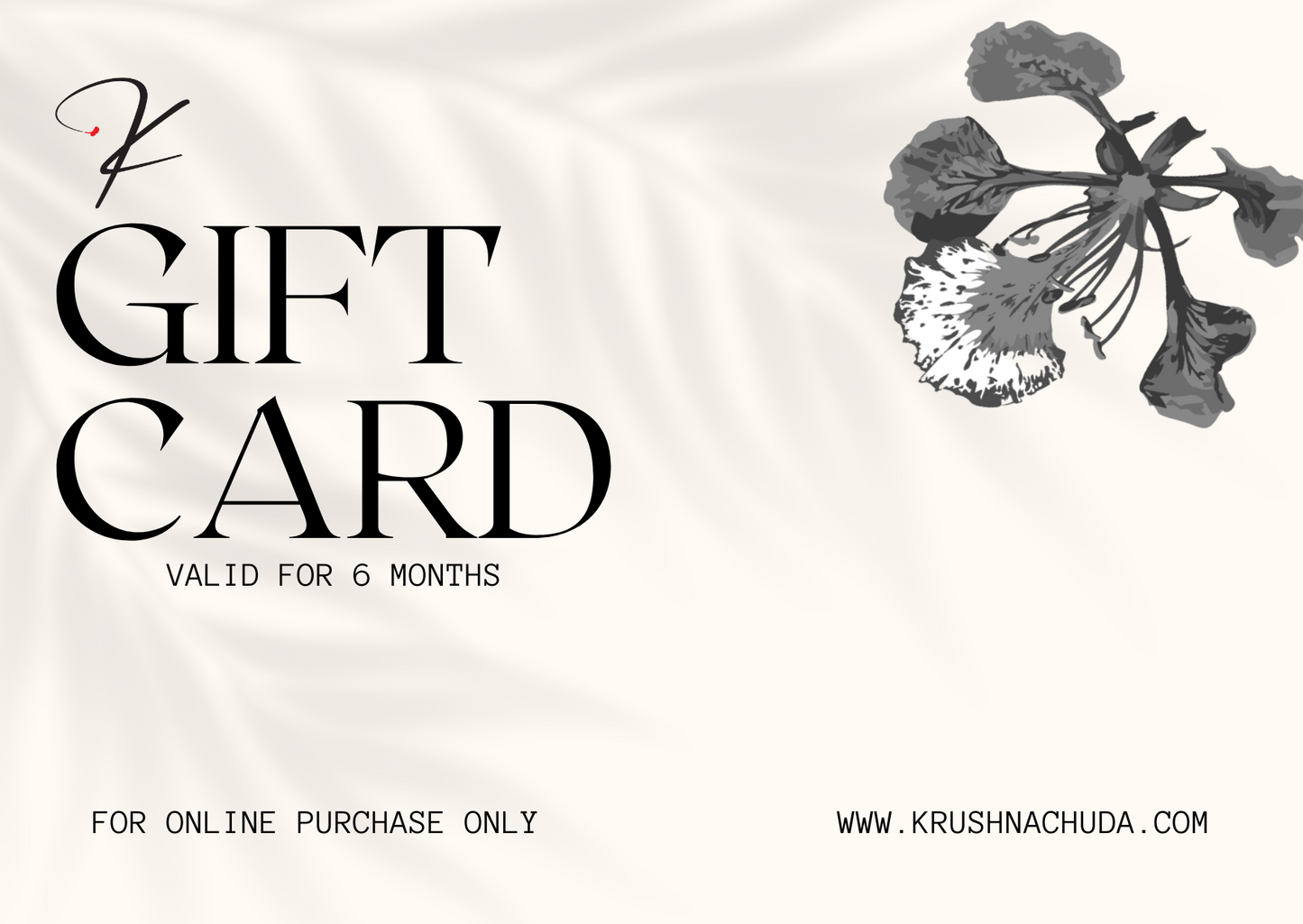 KrushnaChuda Gift Card