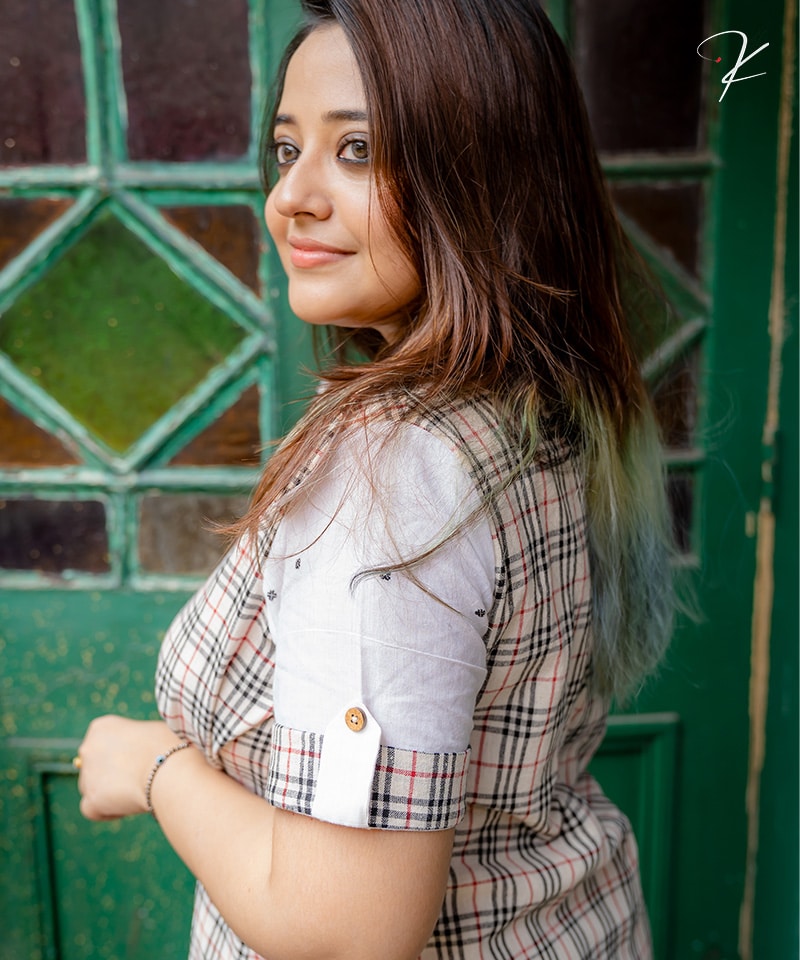 Krushnachuda-Tartan-Shirt-Dress