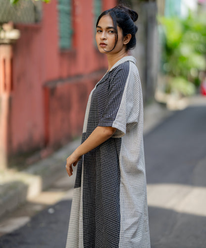B&W Kimono Dress